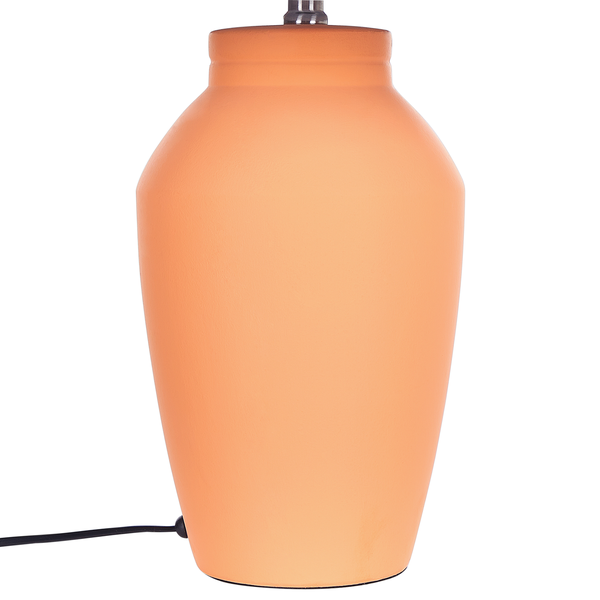 Tischleuchte RODEIRO Keramik Orange