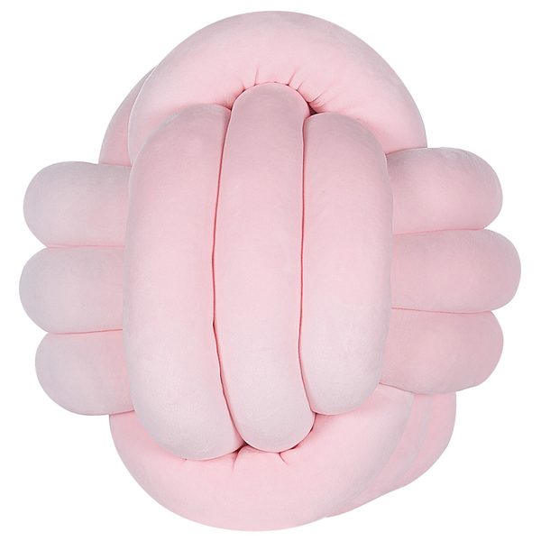 Dekokissen MALNI Samtstoff 30 x 30 cm Rosa Ohne Muster