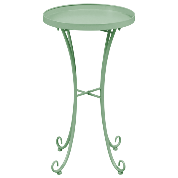 Runder Beistelltisch aus Metall