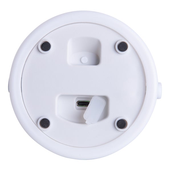 LED Dekoleuchte Neo blau, Deko, Tischlampe aus Metall und Kunststoff, blau, mit fest verbauten LEDs, für Esszimmer, Wohnzimmer, Balkon und Terrasse, innen 28 cm hoch