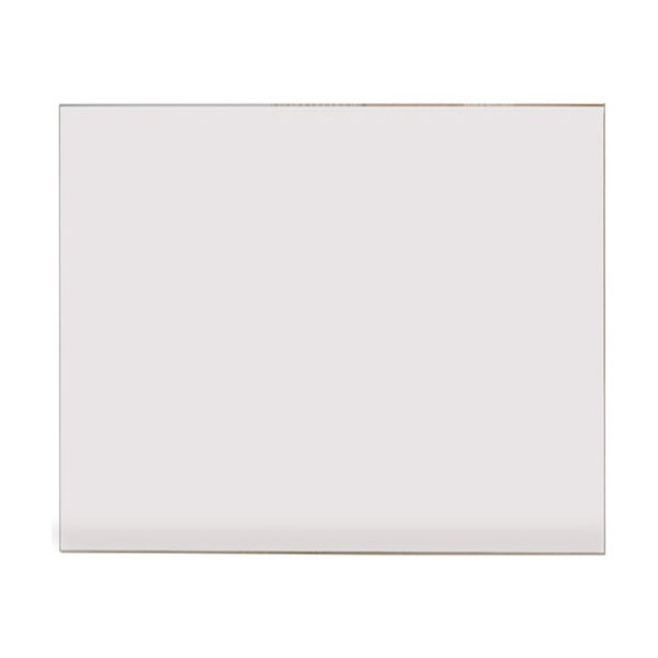 Transparente, rechteckige Platte aus Acrylglas für verschiedene Anwendungen im Innenausbau.