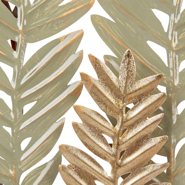 Dekorative Metallblätter als Wanddekoration