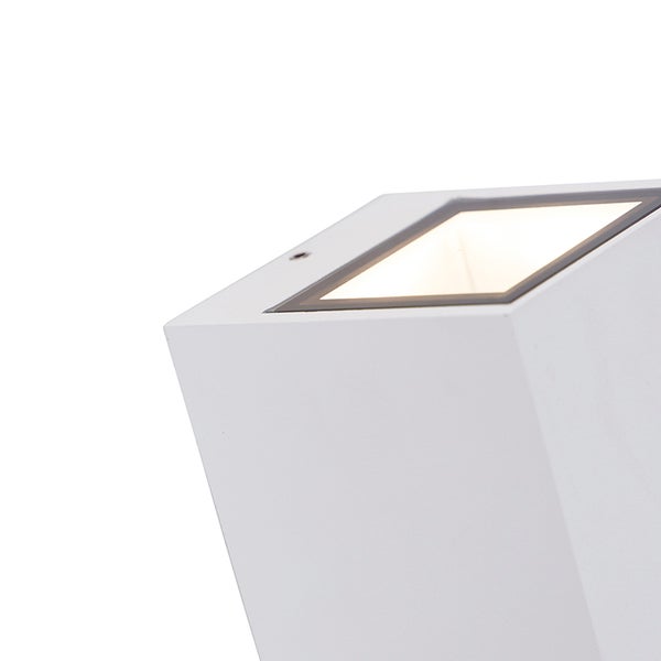 Moderne Wandleuchte weiß GU10 AR70 IP54 - Baleno II