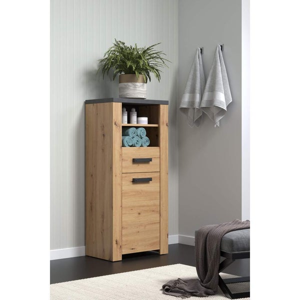 Follow Badschrank Eiche dekor. 53 X 35 X 118 cm