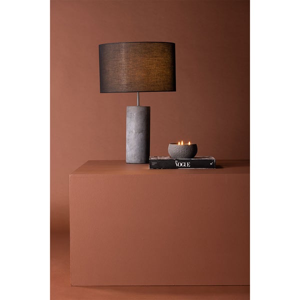 Nancy Beleuchtung Tischlampe 40x40x63cm Grau. 40 X 40 X 63 cm