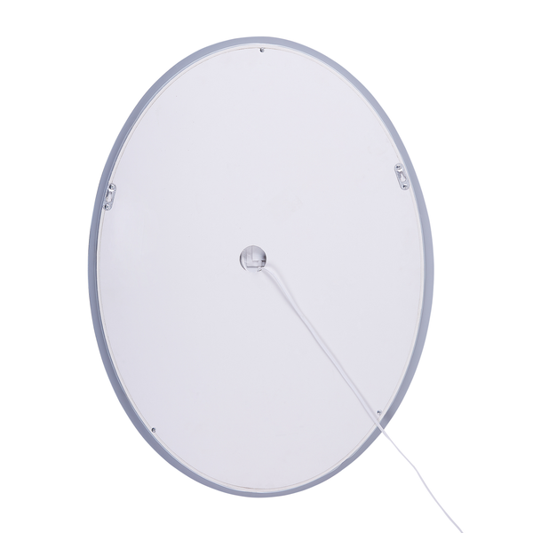 LED-Badezimmer-Spiegel MAZILLE 60 cm 80 cm Silber