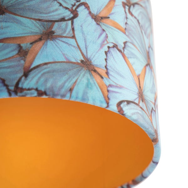 Deckenleuchte mit Schirm Schmetterling 25 cm - Combi schwarz