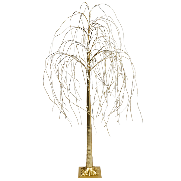 Outdoor Weihnachtsbeleuchtung LED Tannenbaum 180 cm gold BALIONI