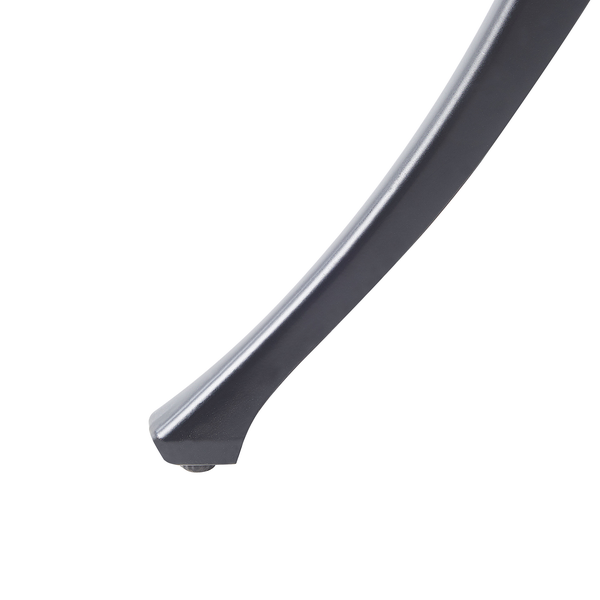 Outdoor Bistrotisch ANCONA 90 cm 90 cm Metall Schwarz