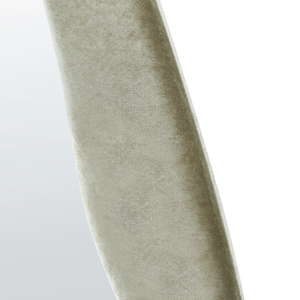 Wandspiegel REIGNY 57 cm 160 cm Samtstoff Olivgrün