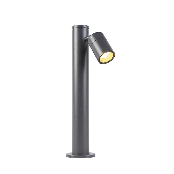 Außenleuchte grau Edelstahl 45 cm einstellbar IP44 - Solo