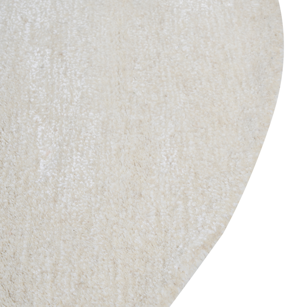 Detailansicht eines runden Teppichs