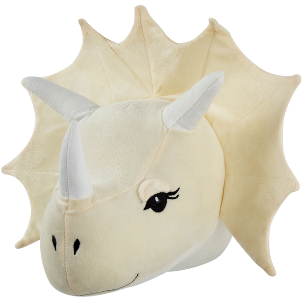 Wanddekoration für Kinder Dinosaurier REXX Baumwolle 29 cm Hellbeige