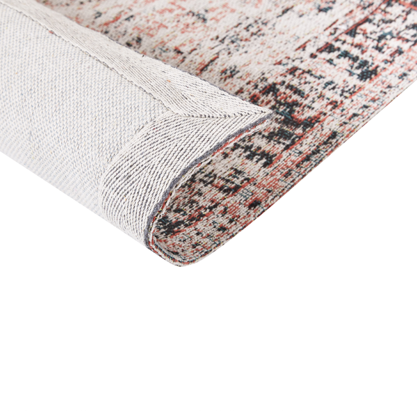 Teppich ATTERA Beige 80 x 150 cm Baumwolle
