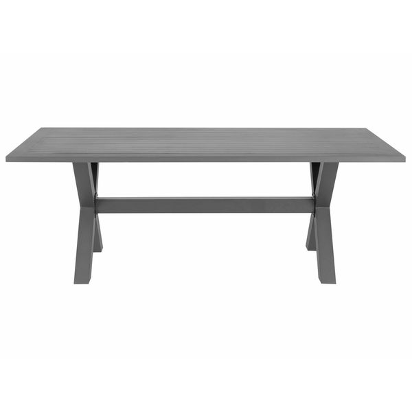 Gartentisch CASCAIS 200 cm 105 cm Metall Grau