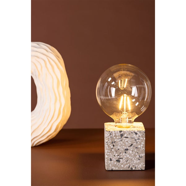 Rilche Beleuchtung Tischlampe 9x9x9cm Weiß. 9 X 9 X 9 cm