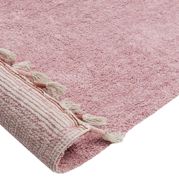 Kinderteppich CAPARLI Rosa 140 x 200 cm Baumwolle