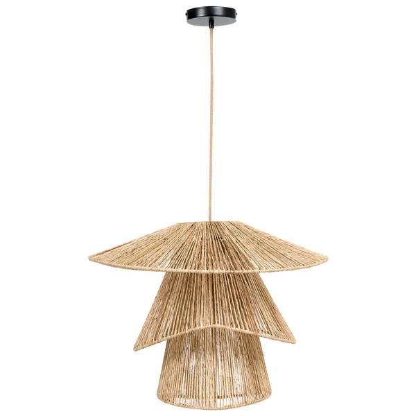 Hängeleuchte BEDAS Jute Naturfarben