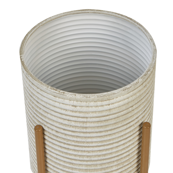 Detailansicht eines Pflanzgefäßes