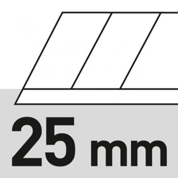 Triuso Abbrechklingen 25 mm Power Black - 10 Stück je Verpackungseinheit