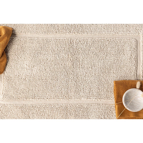 William Badematte 80x50cm Beige. 50 X 80 X 1 cm