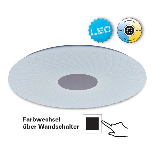 LED Deckenleuchte mit Farbwechselfunktion