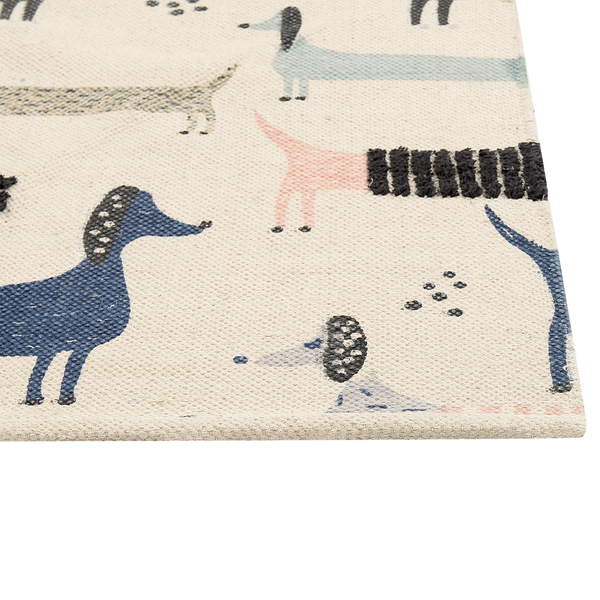 Kinderteppich TEMIAJ Bunt 80 x 150 cm Baumwolle