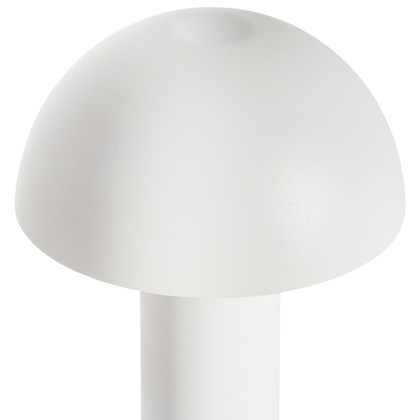 Kabellose LED Tischlampe BOJO mit Dimmer Metall Weiß