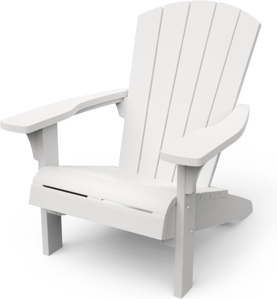 Keter Troy Adirondack Gartenstuhl - Set von 2 - 85x80x96,5 cm - Weiß