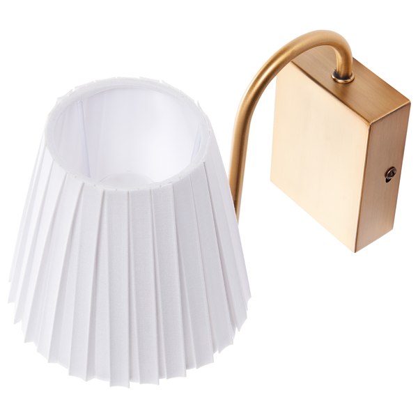 Wandlampe 2er Set TOLKA Metall Weiß