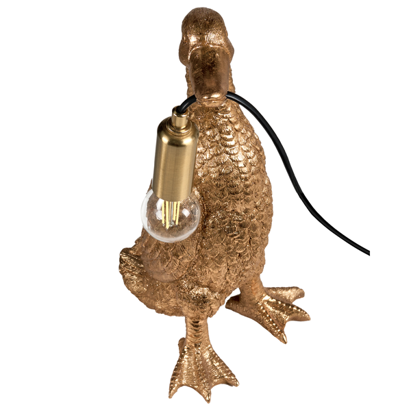 Tischlampe Ente ANATIS Gold