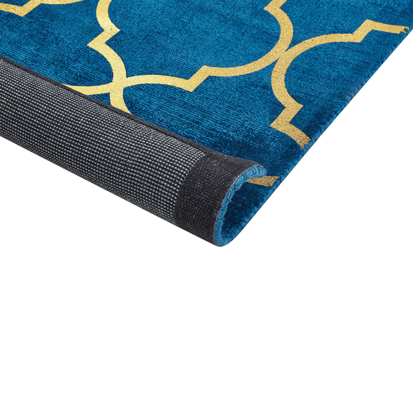 Teppich YELKI Blau 160 x 230 cm Viskose