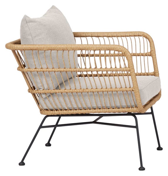 Nina Gartenstuhl inkl. Auflage, beige. 2er Set