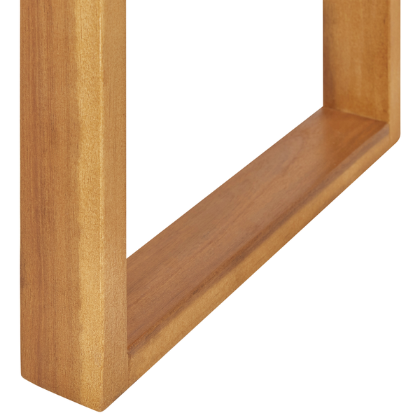 Outdoor Beistelltisch BELLANO 35 cm 40 cm Akazienholz Braun