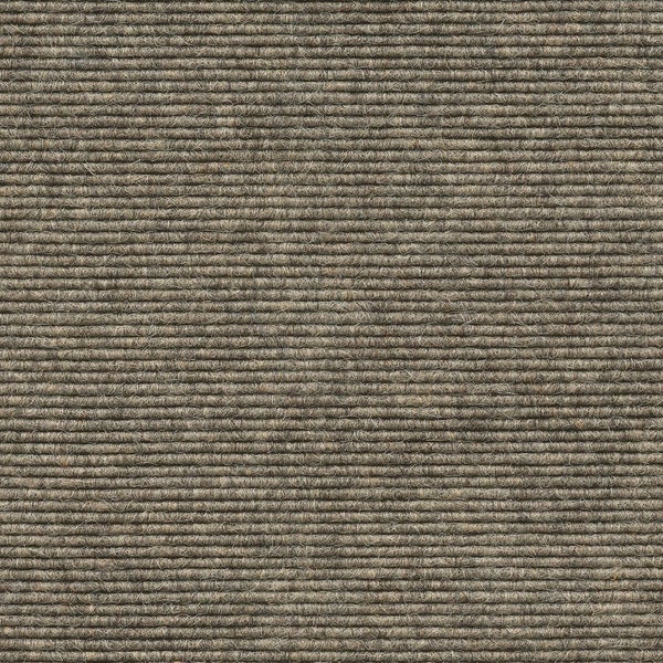 Nahaufnahme eines gerippten Teppichbodens mit strukturierter Oberfläche aus Schlingenflor.