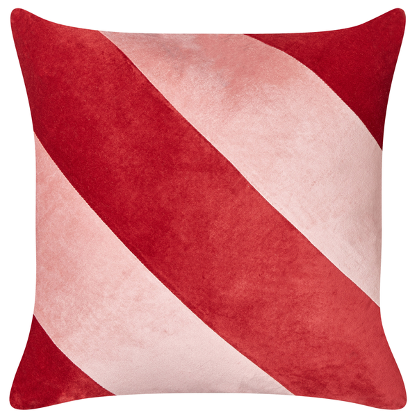 Dekokissen 2er Set BORONIA Baumwolle 45 x 45 cm Rot Weihnachtsmotiv