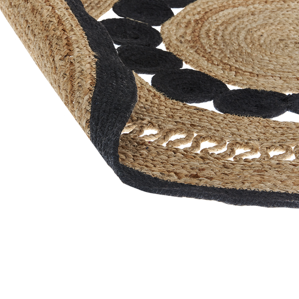 Teppich YOZGAT Beige ø 120 cm Jute