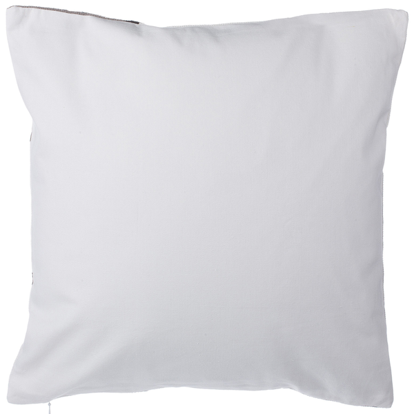 Dekokissen 2er Set WEDELIA Baumwolle 45 x 45 cm Grau Geometrisches Muster