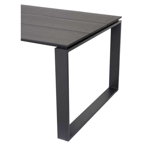 Martinus Gartentisch 210 x 100 cm schwarz. 210 X 100 X 75 cm