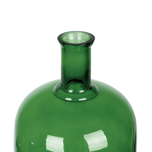 Blumenvase KORMA Glas 45 cm Smaragdgrün