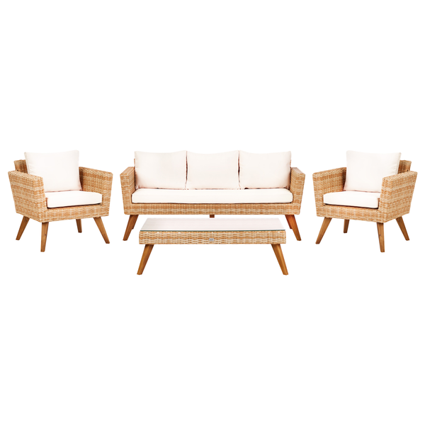 Outdoor Kissenbezug Set VITTORIA XL Cremeweiß