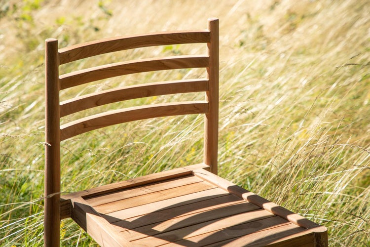 Kenya Gartenstuhl stapelbar Teak. 50 X 52 X 80 cm