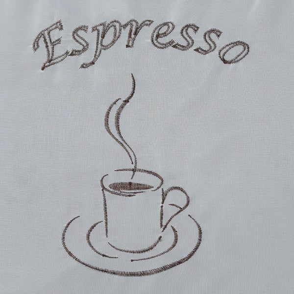 Espresso-Motiv auf Textil