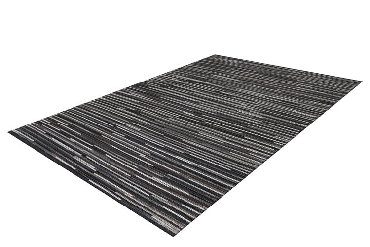 Kurzflor Teppich Viridian Dunkelgrau Modern 170 x 240 cm