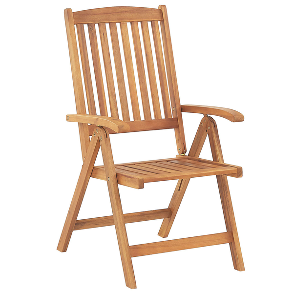 Gartenmöbel Set 6-Sitzer JAVA Akazienholz Hellbraun