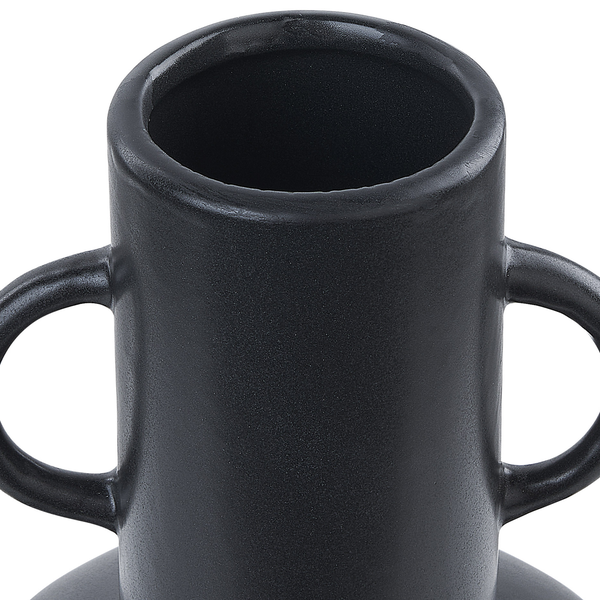 Blumenvase PEREA Keramik 26 cm Schwarz