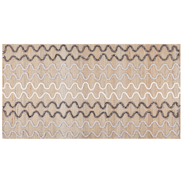 Teppich SOGUT Beige 80 x 150 cm Jute