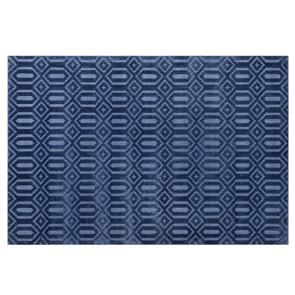 Teppich ADATEPE Marineblau 140 x 200 cm Viskose