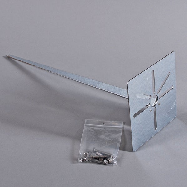 Außenleuchte Stahl 80cm IP44 - Malios mit Erdungsstift und Kabelmuffe