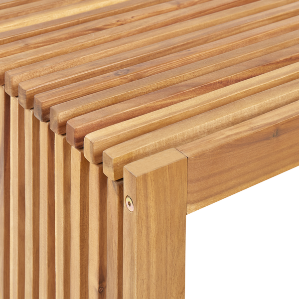 Gartentisch BELLANO 70 cm 120 cm Akazienholz Braun